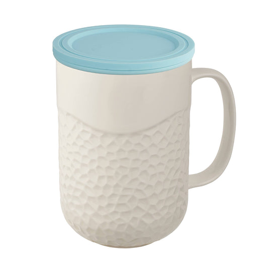 CasaWare - 15oz Tea Infuser Mug Coral