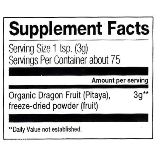Frontier Co-op Freeze-Dried Dragon Fruit (Pitaya), Organic