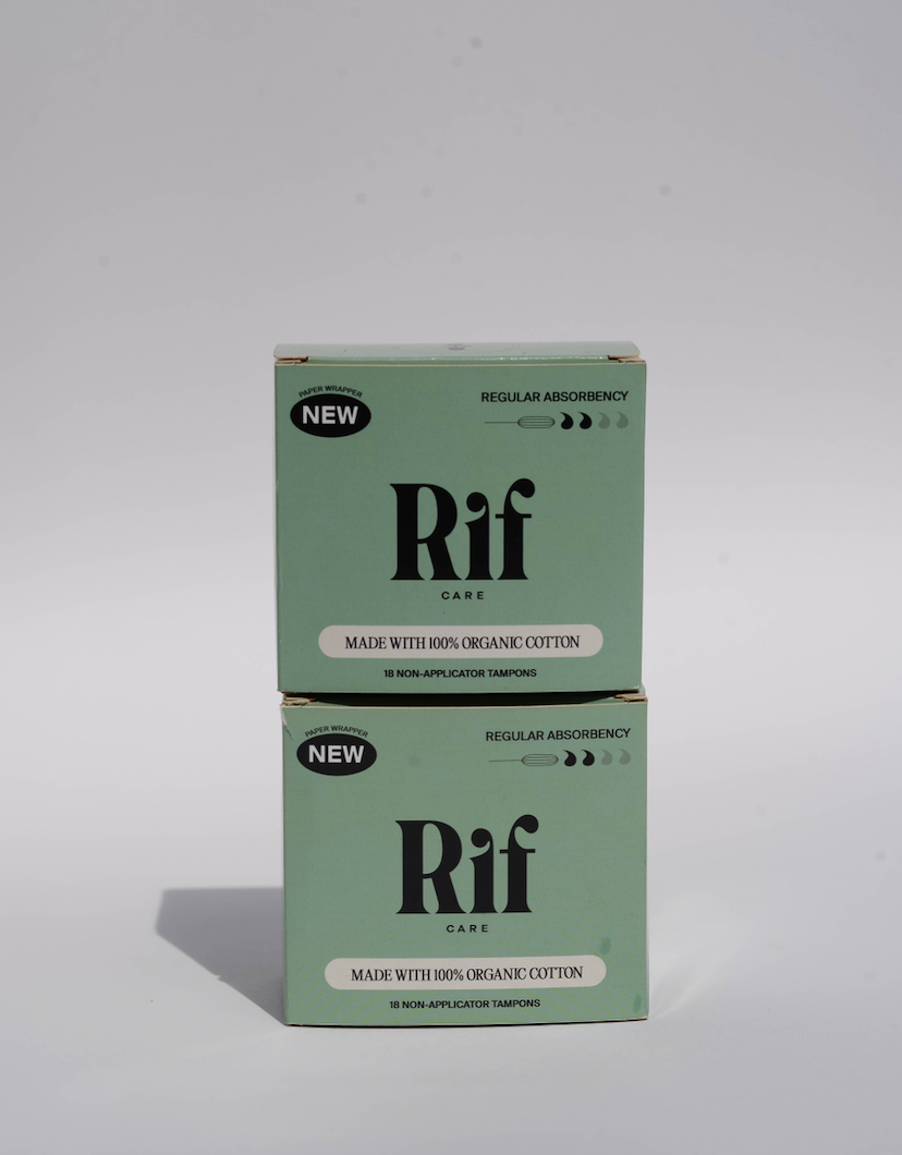 Rif Care - Regular Absorbency Organic Non Applicator Tampons  (18 ct)