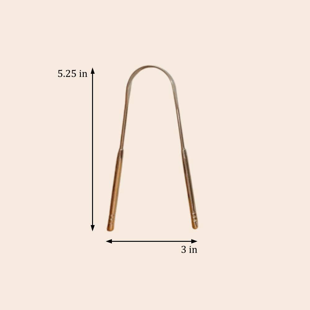 Bamboo Switch - Stainless Steel Tongue Scraper | Dental Bestseller