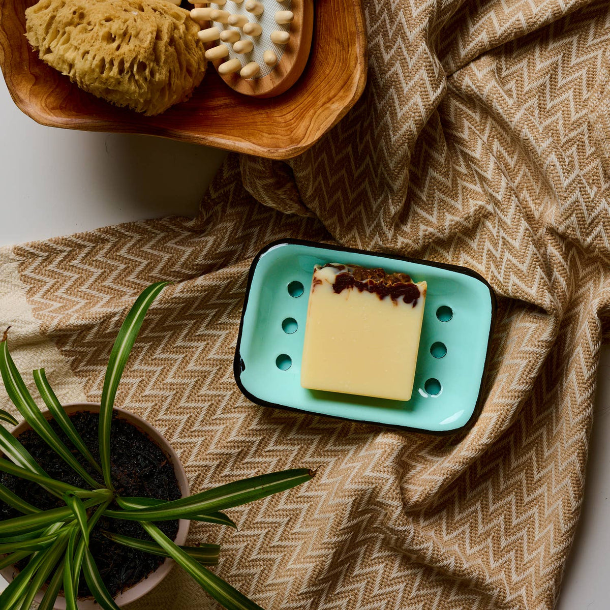 Dandelion Naturals - Cocoa + Mint Bar Soap| Cold Process Soap Bar