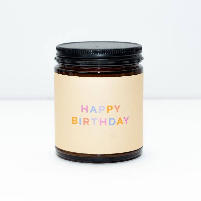 Fontana Candle Co. - Happy Birthday Beeswax & Essential Oil Celebrate Jar Candle