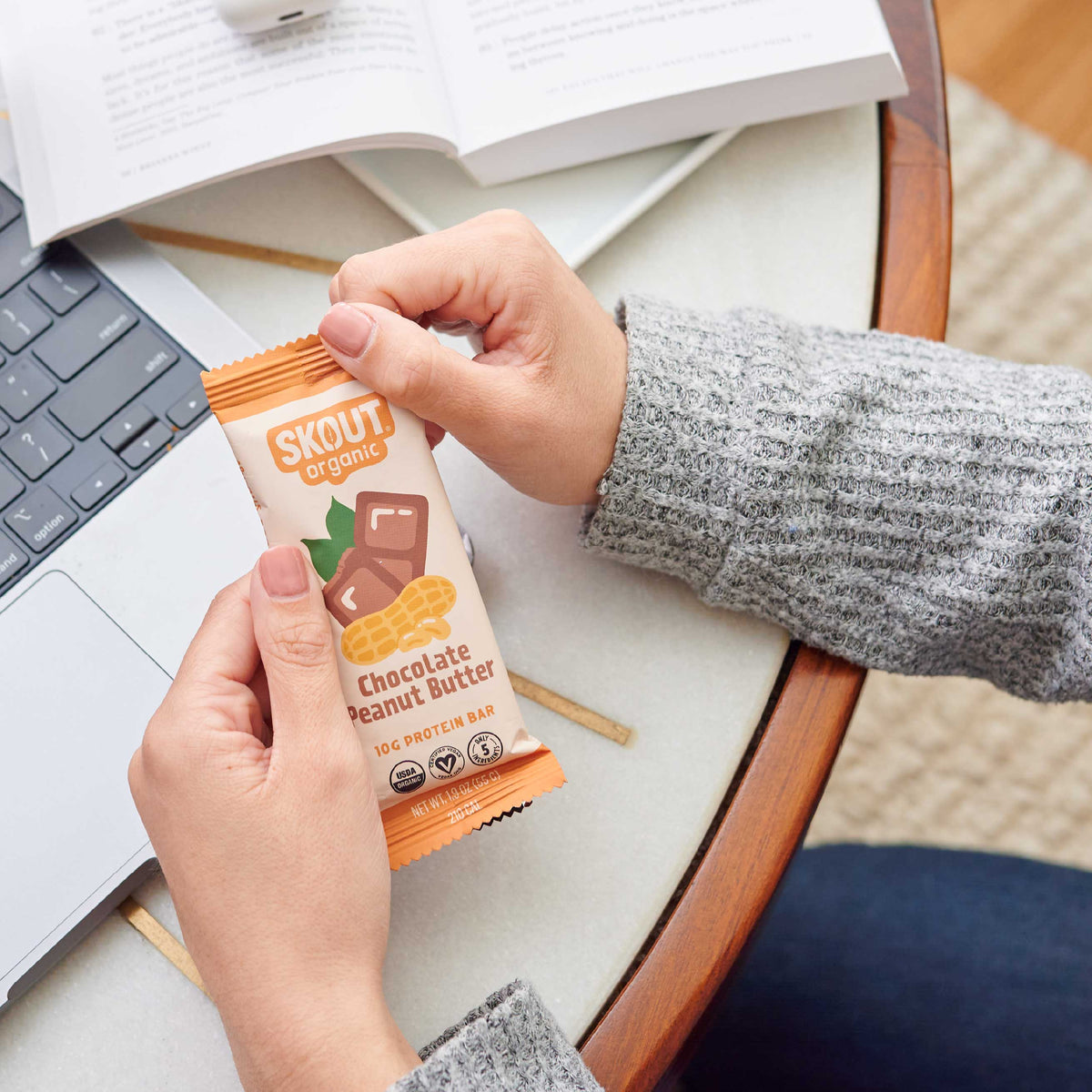 Skout Organic - Skout Organic Chocolate Peanut Butter Protein Bar | Vegan