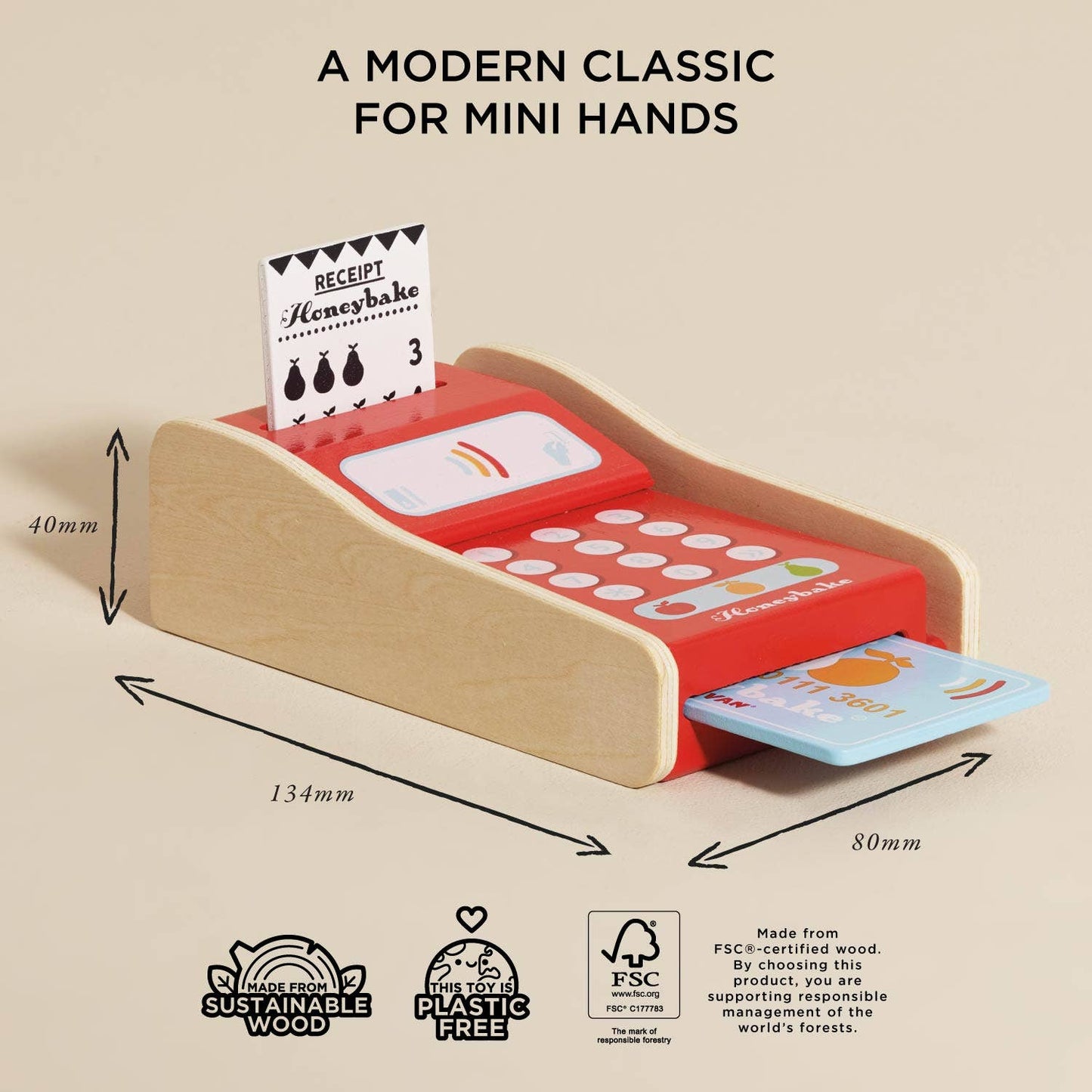 Le Toy Van, Inc. - Wooden Shop Card Machine