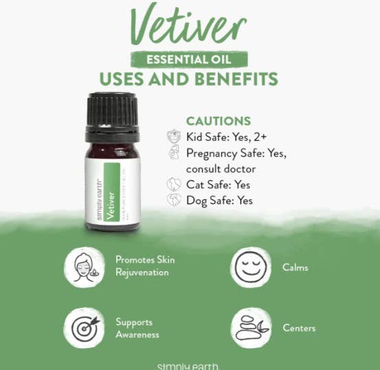Simply Earth - Vetiver Essential Oil