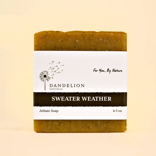 Dandelion Naturals - Sweater Weather Bar Soap | Fall Scented Bar Soap