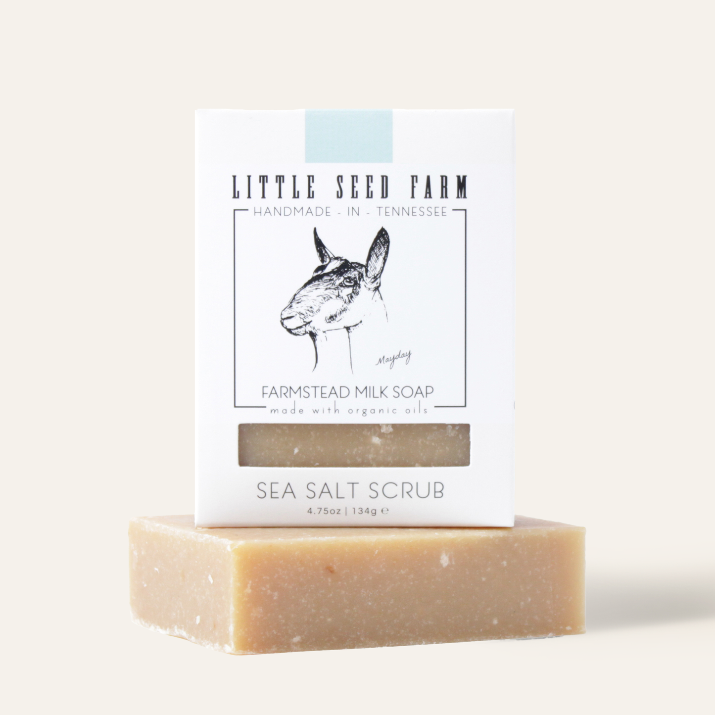 Little Seed Farm - Sea Salt Bar Soap - Toning & Exfoliating
