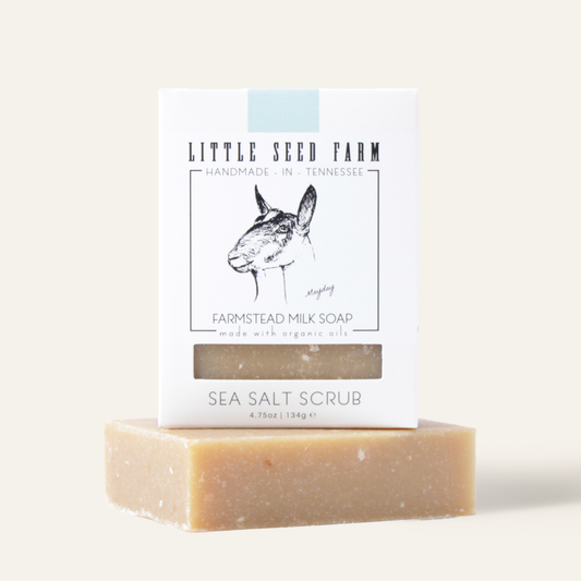 Little Seed Farm - Sea Salt Bar Soap - Toning & Exfoliating