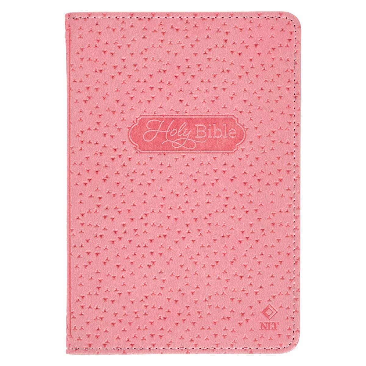 Christian Art Gifts - Bible NLT Infant New Testament Faux leather, Pink