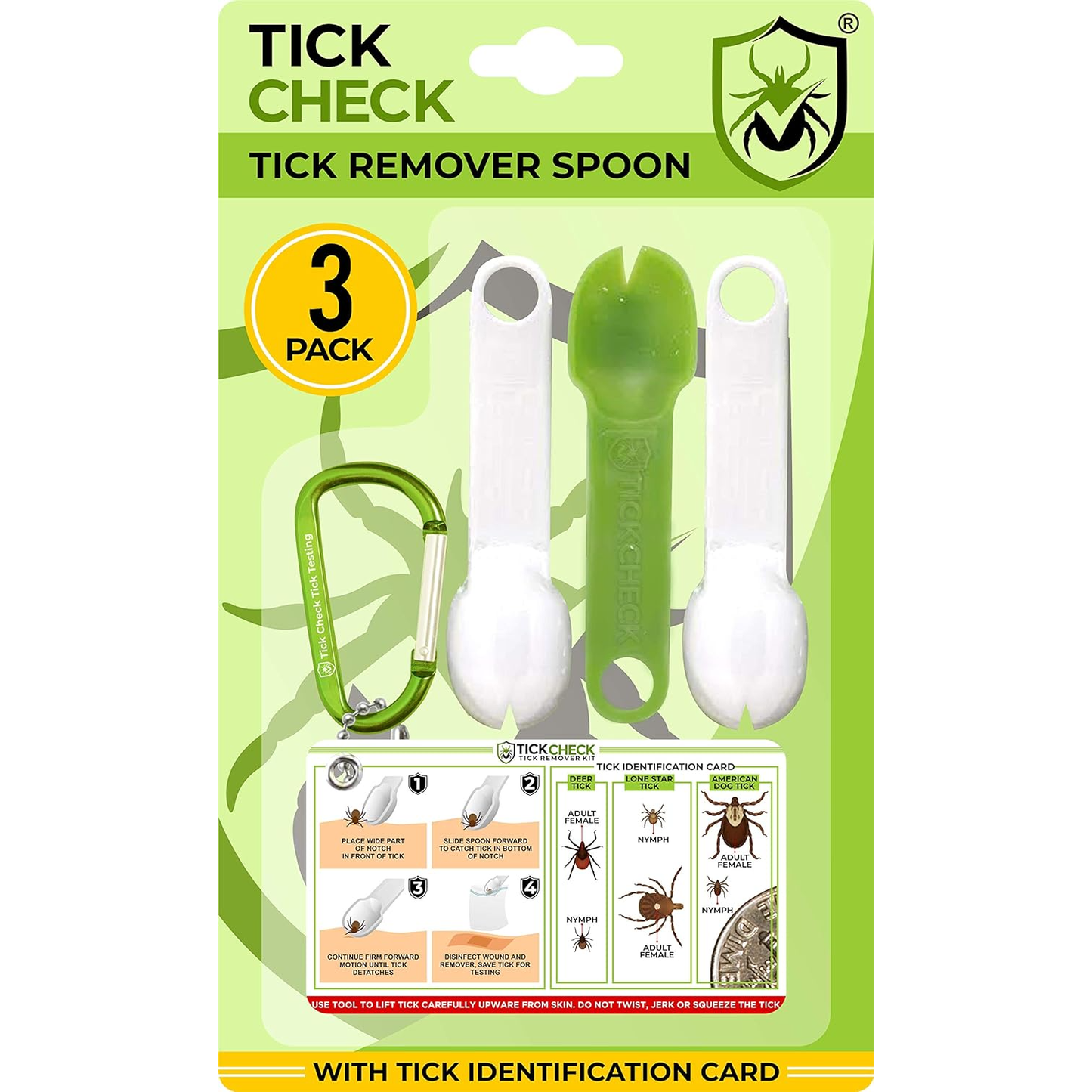 TickCheck Tick Remover Spoon 3 Pack