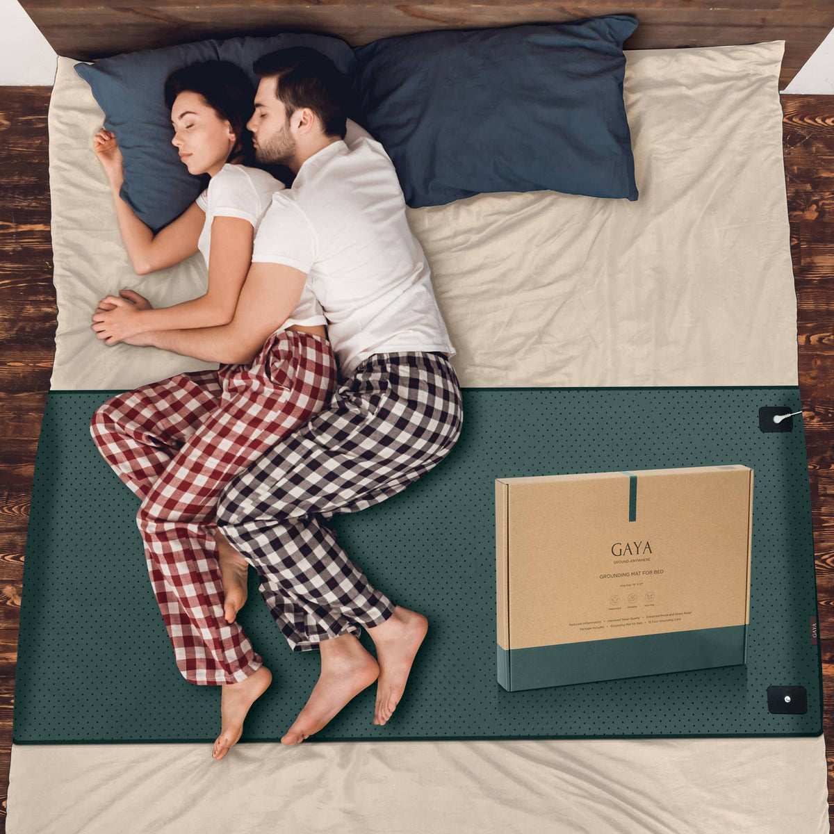 GAYA - Grounding Mat for Bed – Better Sleep & Inflammation