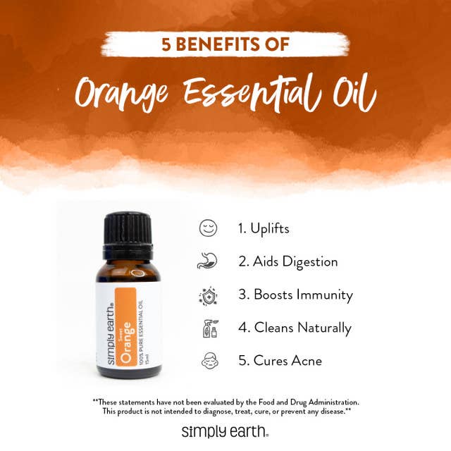Simply Earth - Orange Essential Oil (Sweet)