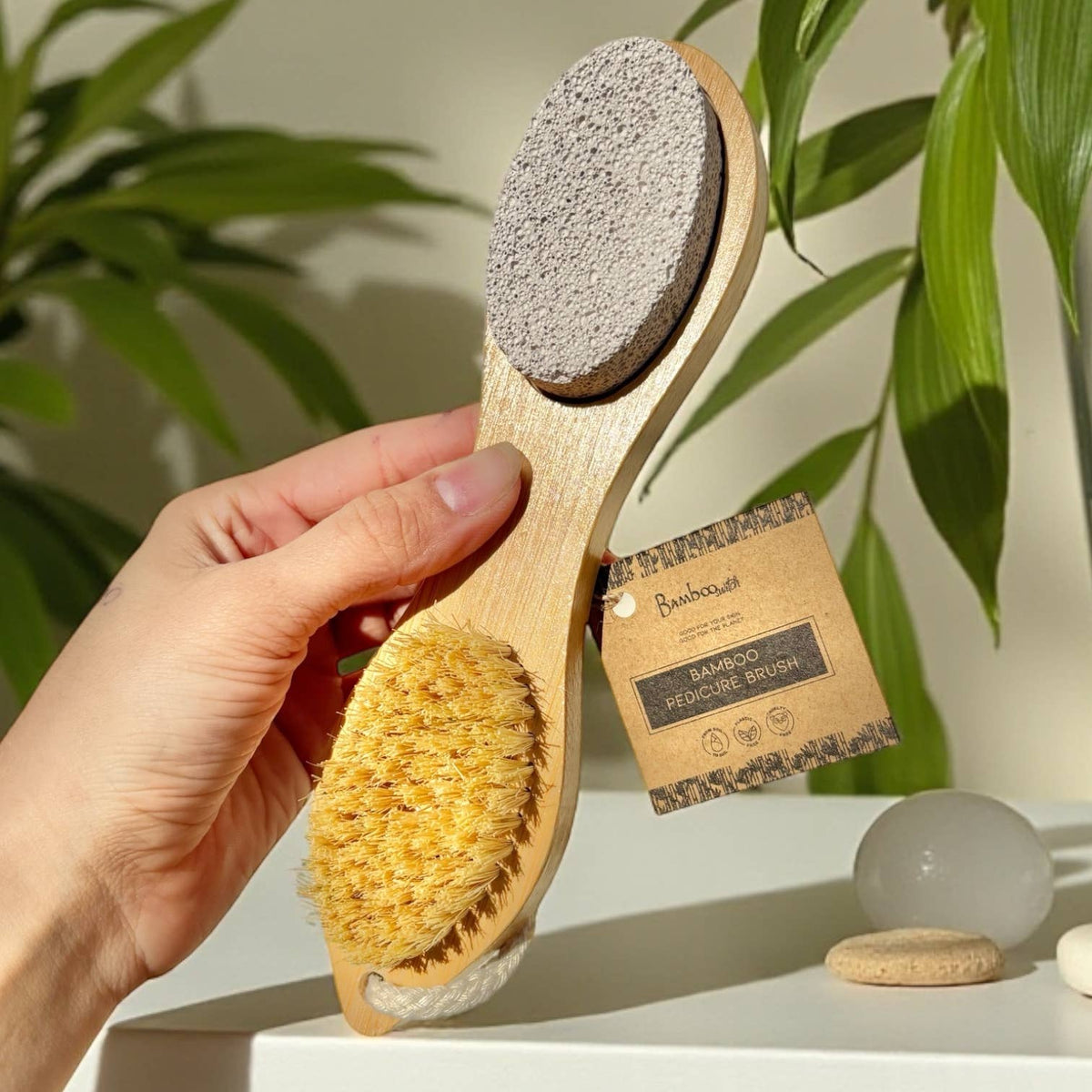 Bamboo Switch - Bamboo Exfoliating Foot Pedicure Tool | Summer Bestseller