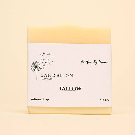 Dandelion Naturals - Tallow Bar Soap | Tallow Skin Care | Tallow Soap | Tallow