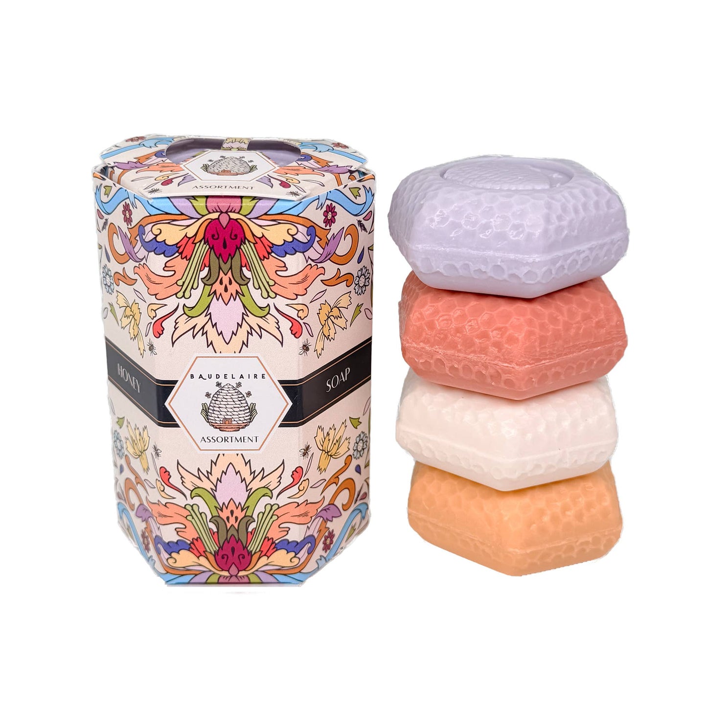 Baudelaire - Honey Soap Assortment 1.4oz - Quartet