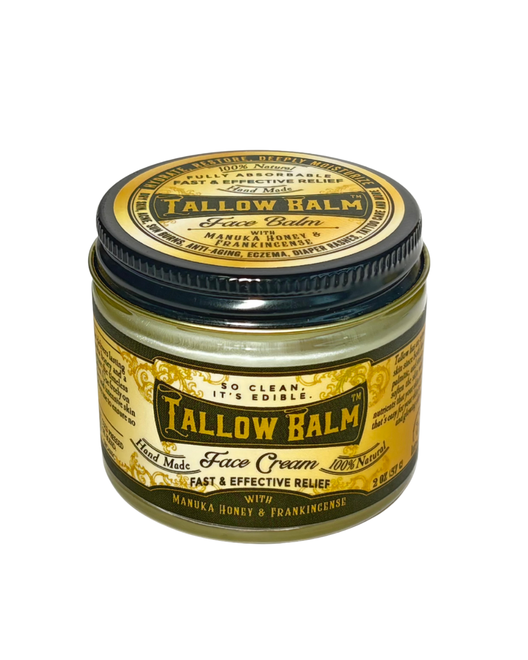 Roots And Leaves - Tallow Face Cream with Manuka Honey