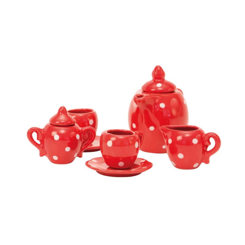 Speedy Monkey - Suitcase - Tea Party Ceramic Set The Big Family - Moulin Roty