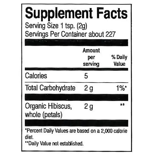 Frontier Co-op Hibiscus Petals, Whole, Organic