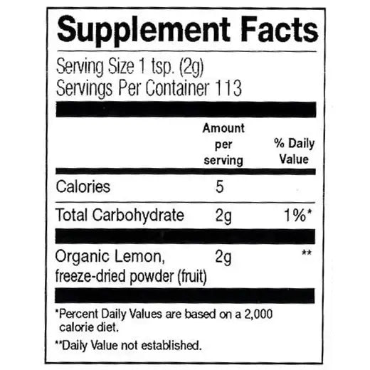 Frontier Co-op Freeze-Dried Lemon Powder, Organic