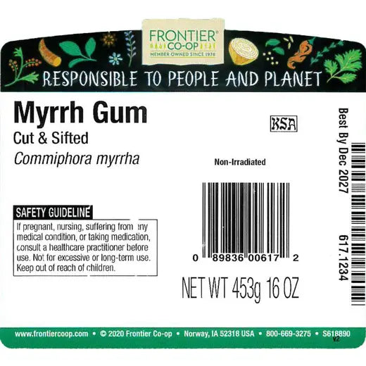 Frontier Co-op Myrrh Gum, Cut & Sifted