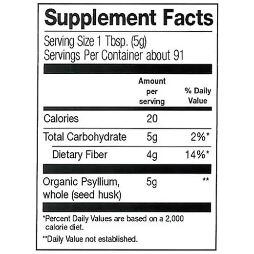 Frontier Co-op Psyllium Husk, Organic
