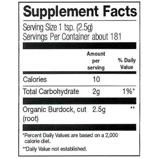 Frontier® Co-op Burdock Root, Cut & Sifted, Organic