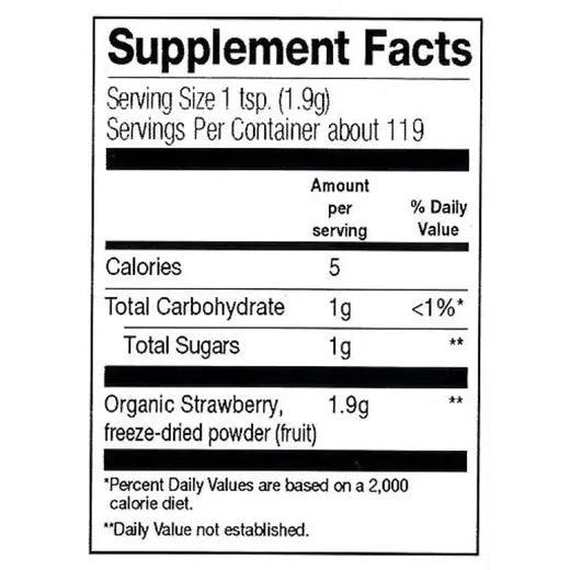 Frontier Co-op Freeze-Dried Strawberry Powder, Organic