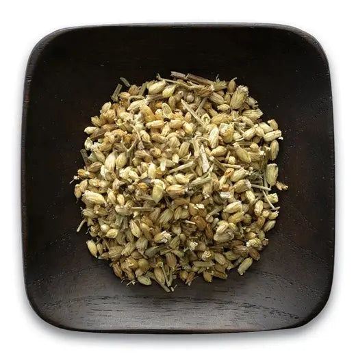 Frontier Co-op Yarrow Flowers, Cut & Sifted, Organic